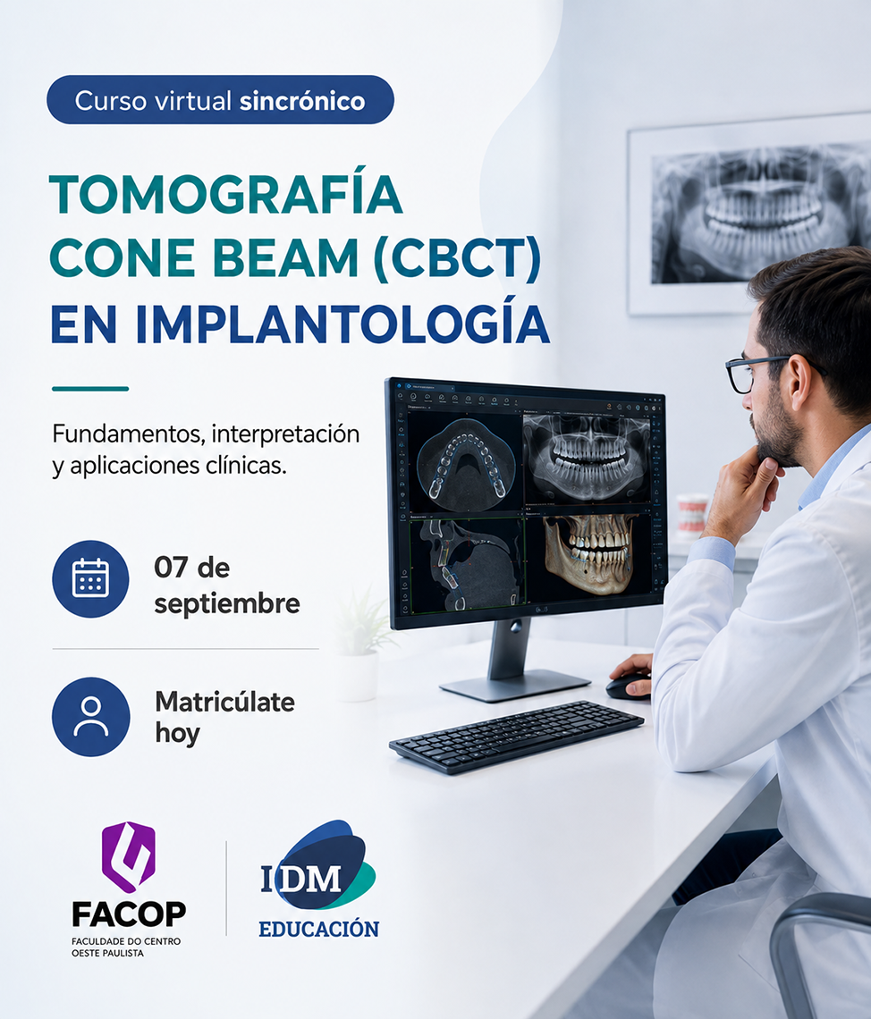 Tomografía cone BEAM implantología - movil
